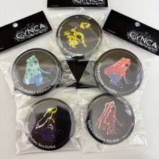 画像1: CYNCA スタンダード缶バッジ ドクガエル5種セット (1)