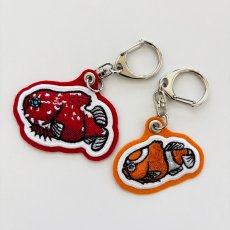 画像1: CYNCA ワッペンキーホルダー ダンゴウオ (1)