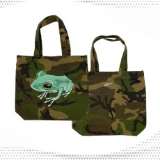 画像1: CYNCA ヘヴィーキャンバストートバッグ シュレーゲルアオガエル (1)
